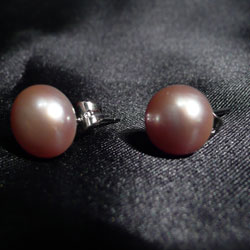 Pink Pearl Earrings (large)