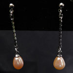 Pink Pearl Earrings