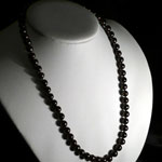 High Quality Black Pearl Necklace - 7 mm