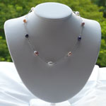 Short Floating Pearl Necklace